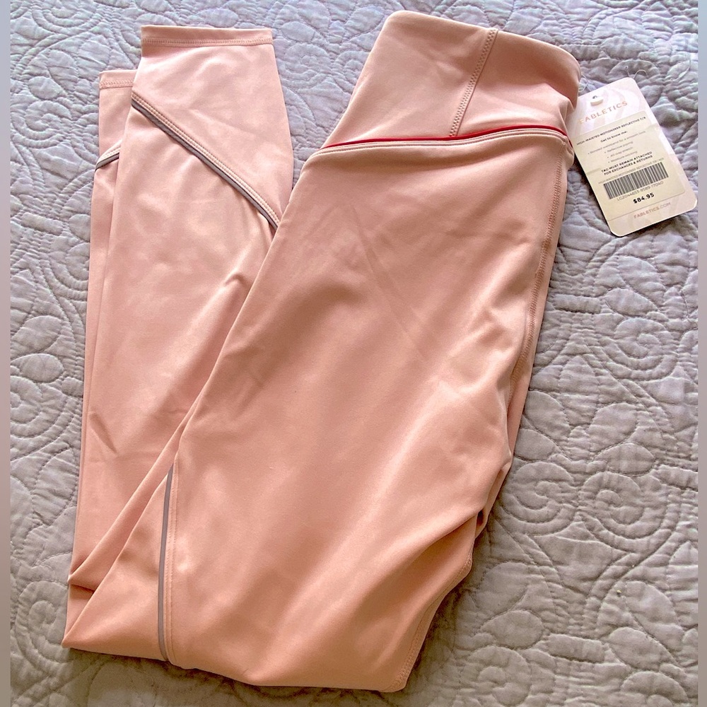 NWT Fabletics High Waisted Motion365 Reflective 7/8 Legging